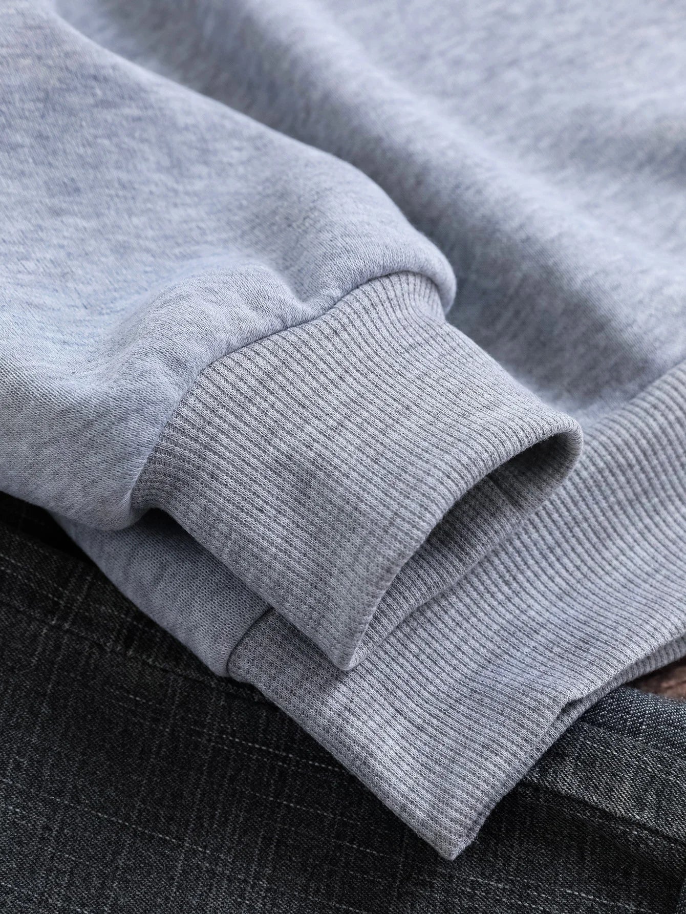 Casualowa bluza z dżerseju i okrągłym dekoltem