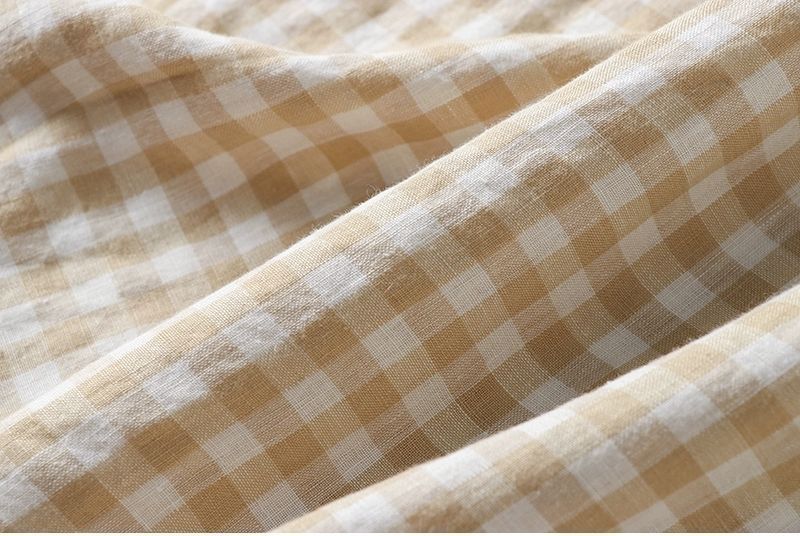 Elegancka i wygodna damska sukienka retro z bawełny i lnu