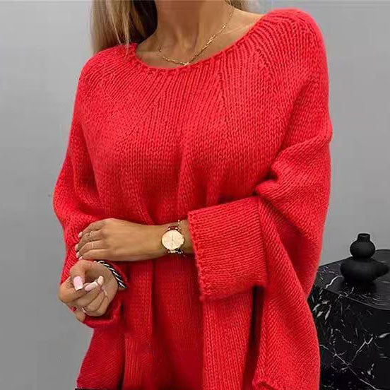 Stylowy i uniwersalny sweter z dzianiny typu cape