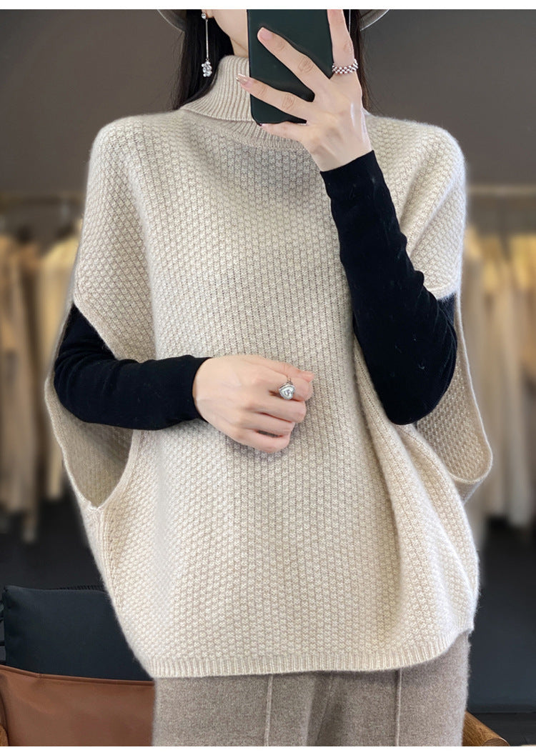 Damski sweter w jednolitym kolorze z krótkim rękawem, odpowiedni do noszenia na co dzień