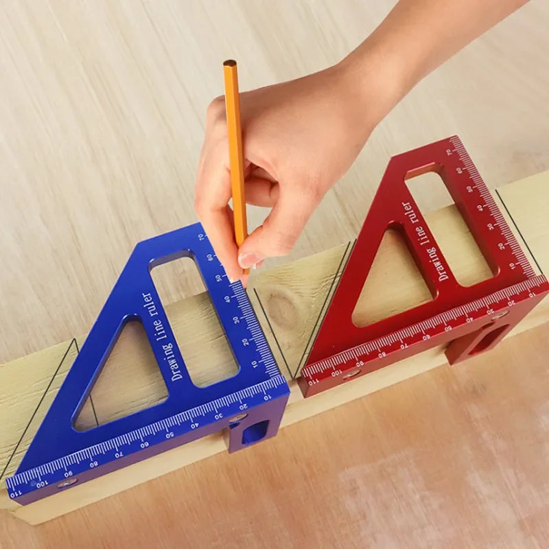 Linijka miernicza 3D z wieloma kątami