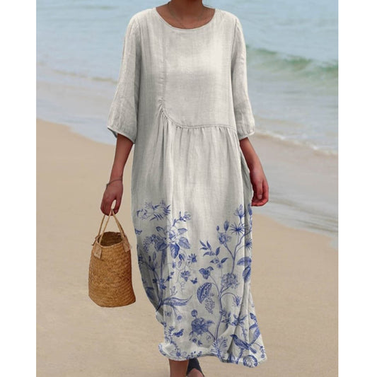 Elegancka i wygodna sukienka maxi w stylu boho