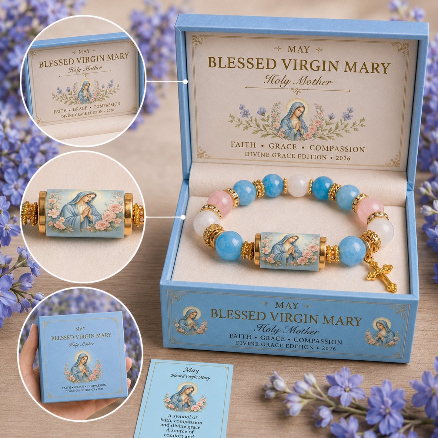 Bransoletka koralikowa Hummingbird Limited Edition: wyjątkowy, stonowany, luksusowy wzór; idealny do użytku osobistego lub na prezent.