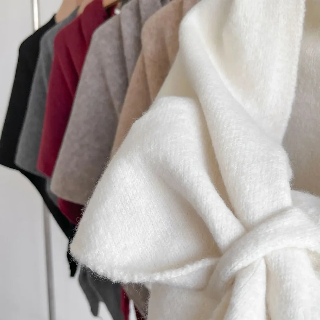 Elegancki i wygodny damski szalik wełniany, uniwersalny i ciepły.