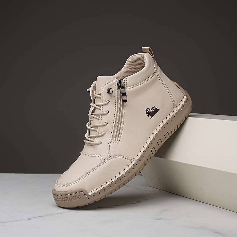 Nowe codzienne buty sportowe, płaska podeszwa, jednolity kolor, gruby materiał, antypoślizgowa podeszwa, miękka i wygodna.