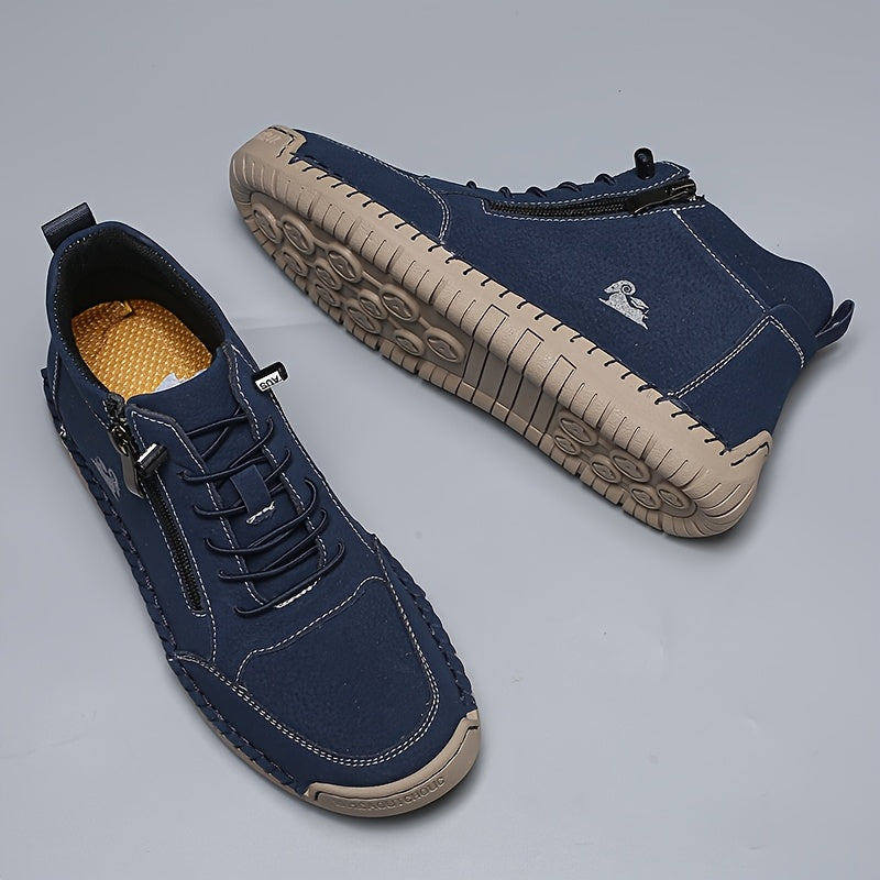 Nowe codzienne buty sportowe, płaska podeszwa, jednolity kolor, gruby materiał, antypoślizgowa podeszwa, miękka i wygodna.