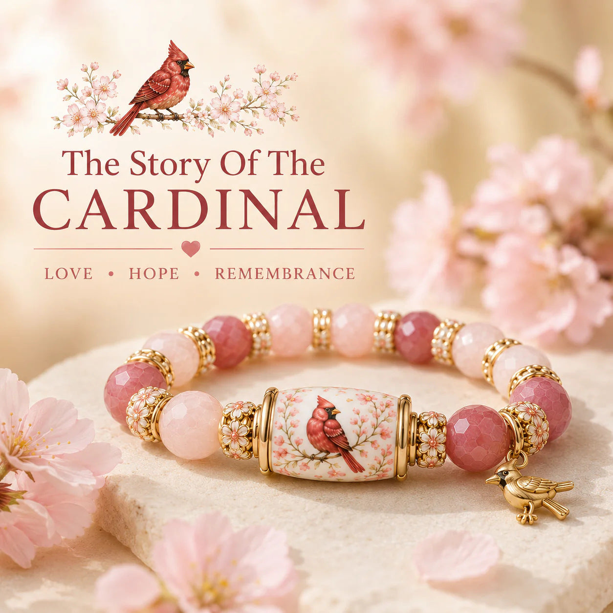 Bransoletka koralikowa Hummingbird Limited Edition: wyjątkowy, stonowany, luksusowy wzór; idealny do użytku osobistego lub na prezent.