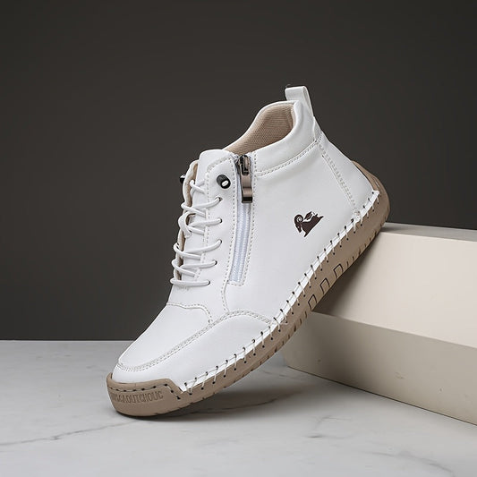 Nowe codzienne buty sportowe, płaska podeszwa, jednolity kolor, gruby materiał, antypoślizgowa podeszwa, miękka i wygodna.