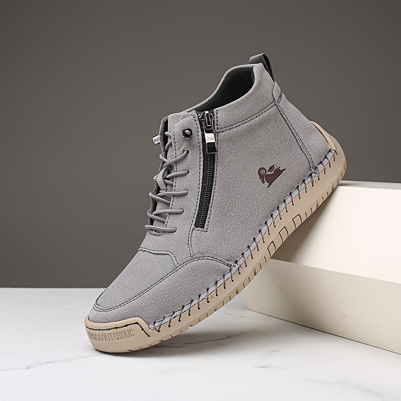 Nowe codzienne buty sportowe, płaska podeszwa, jednolity kolor, gruby materiał, antypoślizgowa podeszwa, miękka i wygodna.